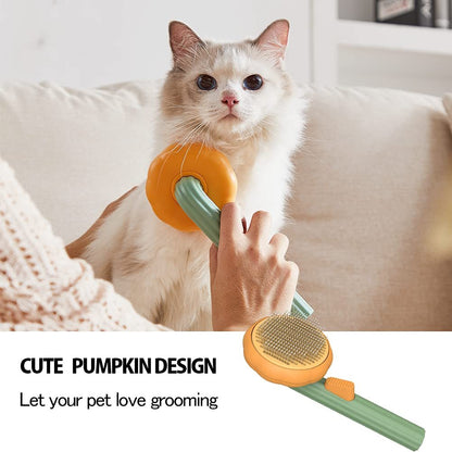 Pumpkin Pet Brush