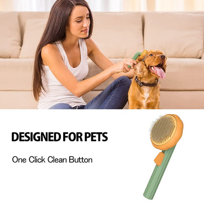 Pumpkin Pet Brush